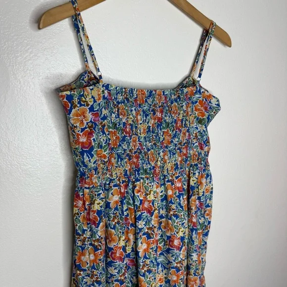 Dress Forum Floral Tie-Front Midi Dress Sz L